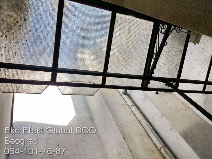 Kompletno obezbedjivanje terasa i tavana od ulaska golubova prema strogim EU i ISO 9001 standarizaciji.Eko Efekt Global Doo Beograd.telefon 064-101-76-87
